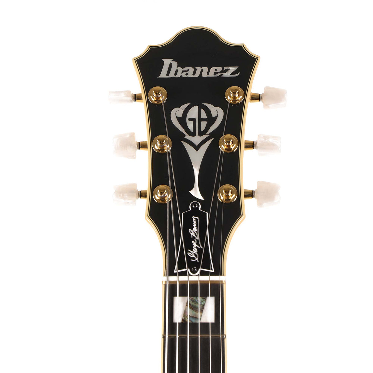Ibanez GB10 George Benson Signature Guitar Natural — 6
