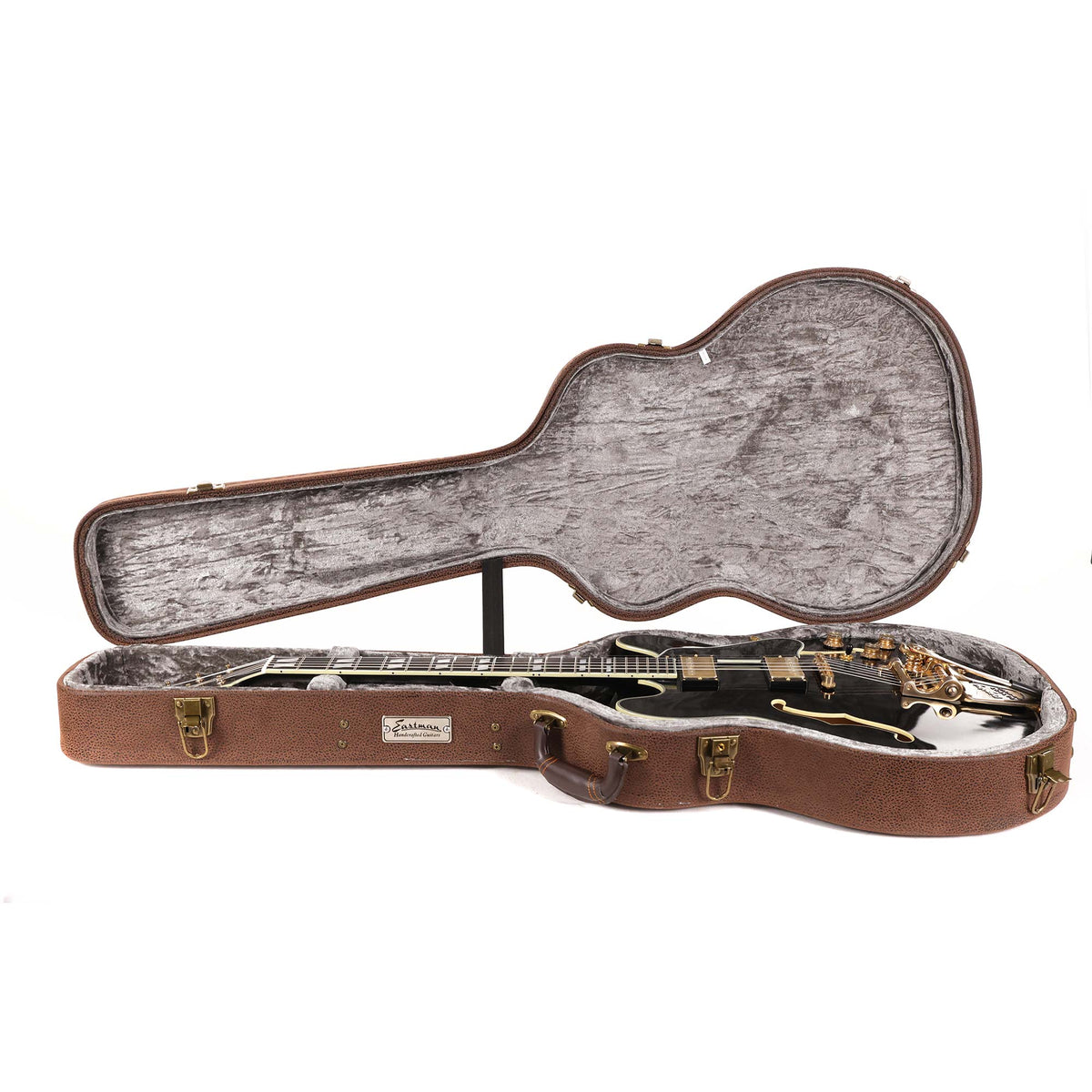 Eastman T59/TV-B Limited Edition Semi-Hollowbody Truetone Vintage Gloss Black — 9