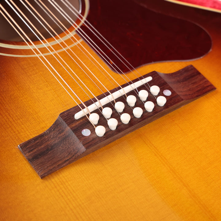 Gibson J-185 Original Made 2 Measure 12-String Acoustic-Electric Vintage Sunburst