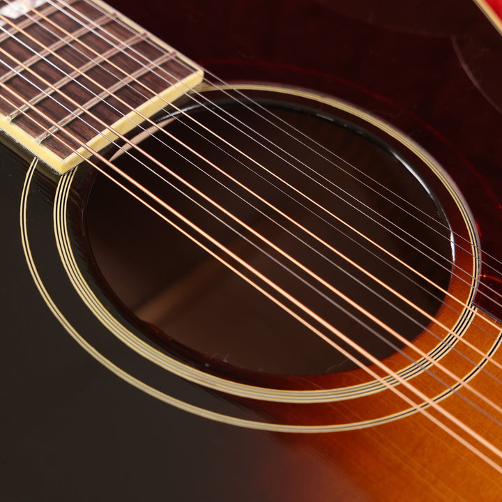 Gibson J-185 Original Made 2 Measure 12-String Acoustic-Electric Vintage Sunburst