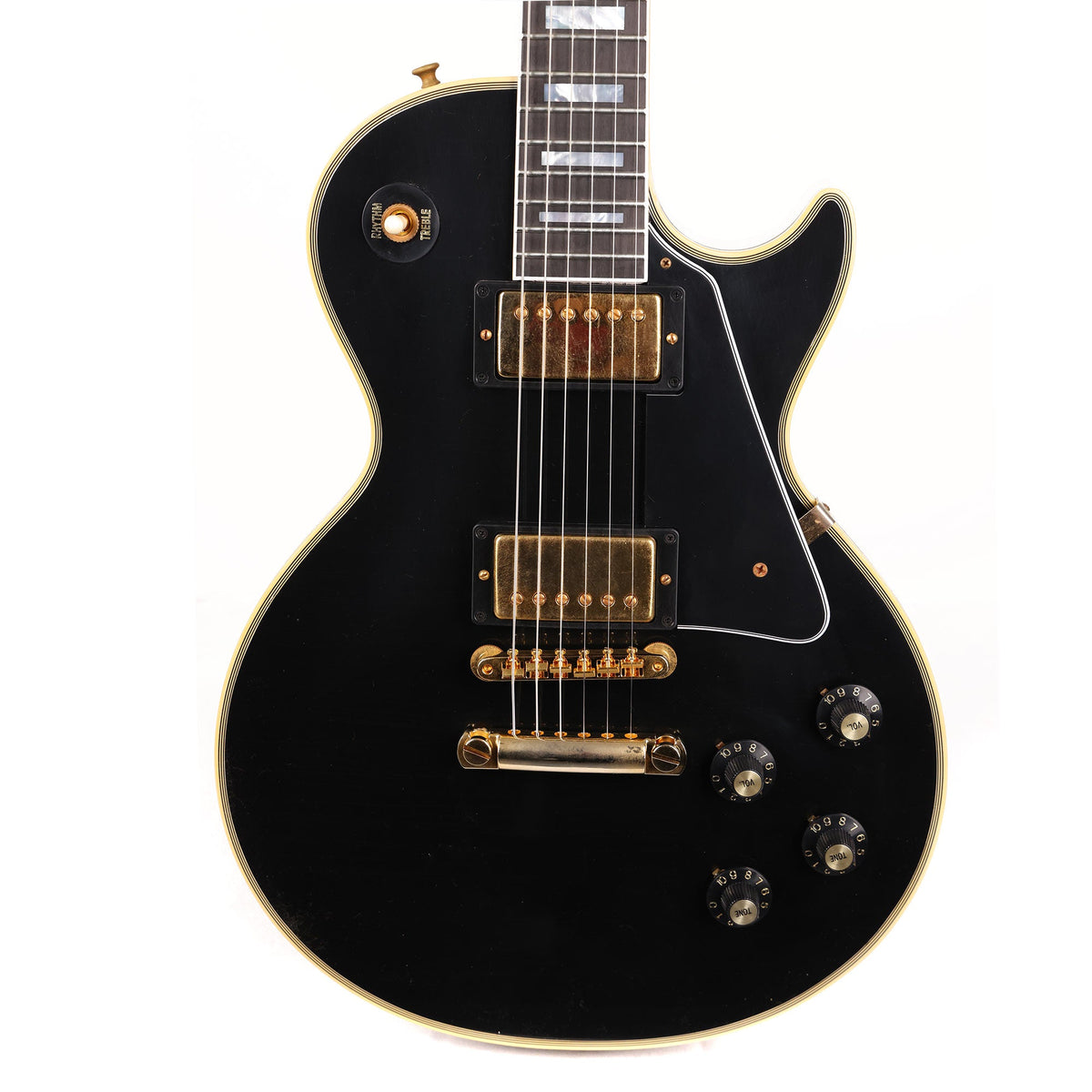 Gibson Custom Shop 1968 Les Paul Custom Reissue Made 2 Measure Murphy Lab Ultra Light Aged Ebony — 1
