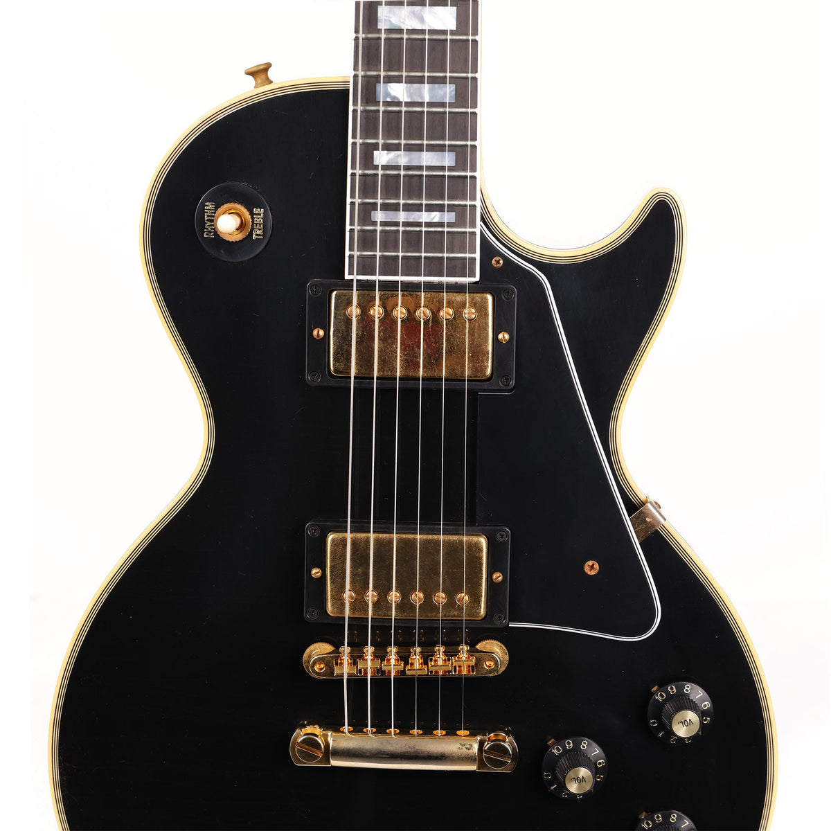 Gibson Custom Shop 1968 Les Paul Custom Reissue Made 2 Measure Murphy Lab Ultra Light Aged Ebony — 4