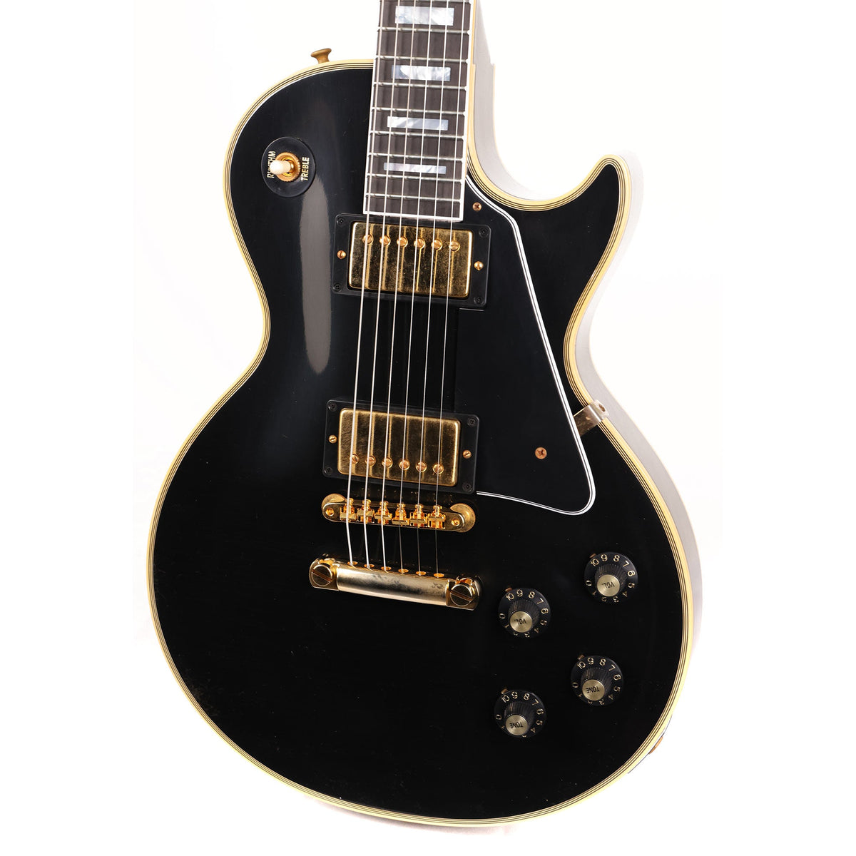 Gibson Custom Shop 1968 Les Paul Custom Reissue Made 2 Measure Murphy Lab Ultra Light Aged Ebony — 5