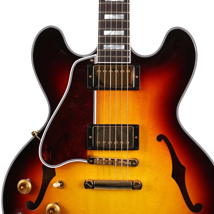Gibson Custom Shop 1959 ES-355 Reissue Left-Handed Gloss Bourbon Burst 2022