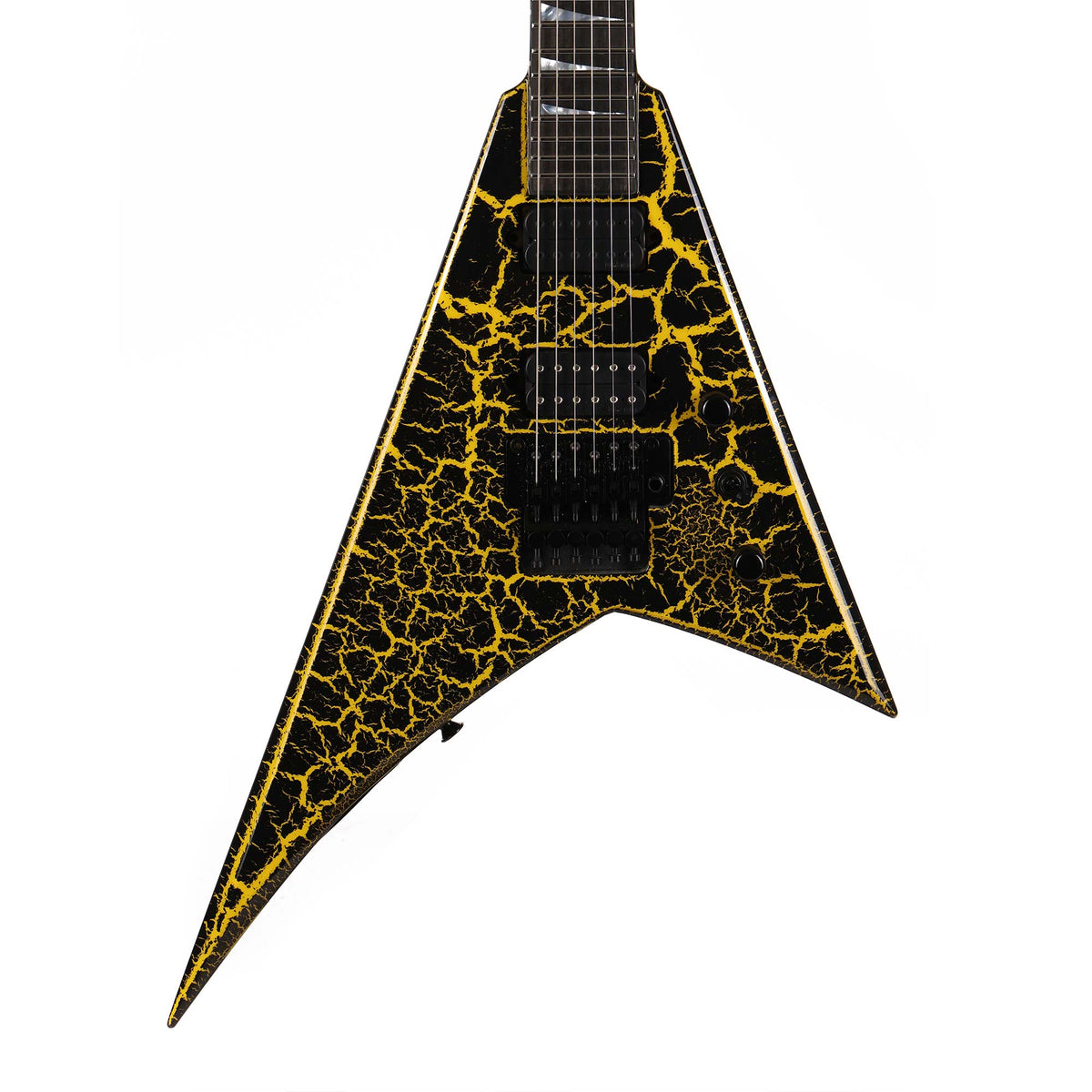 Jackson Custom Shop RR24 Rhoads Black and Yellow Crackle 2024 — 1