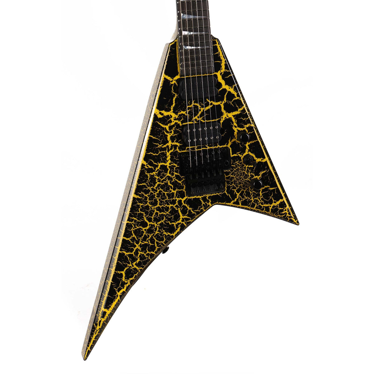 Jackson Custom Shop RR24 Rhoads Black and Yellow Crackle 2024 — 5