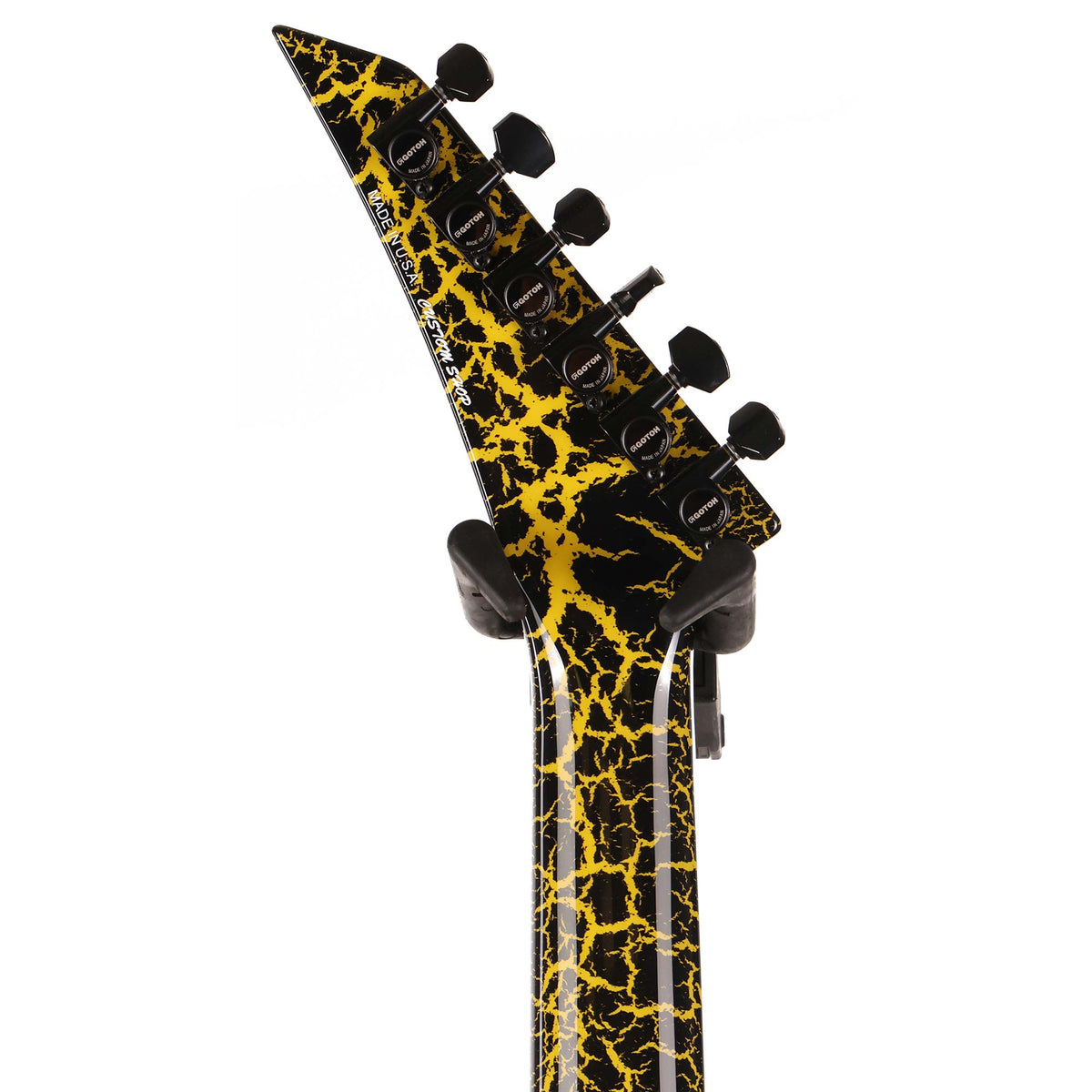 Jackson Custom Shop RR24 Rhoads Black and Yellow Crackle 2024 — 7