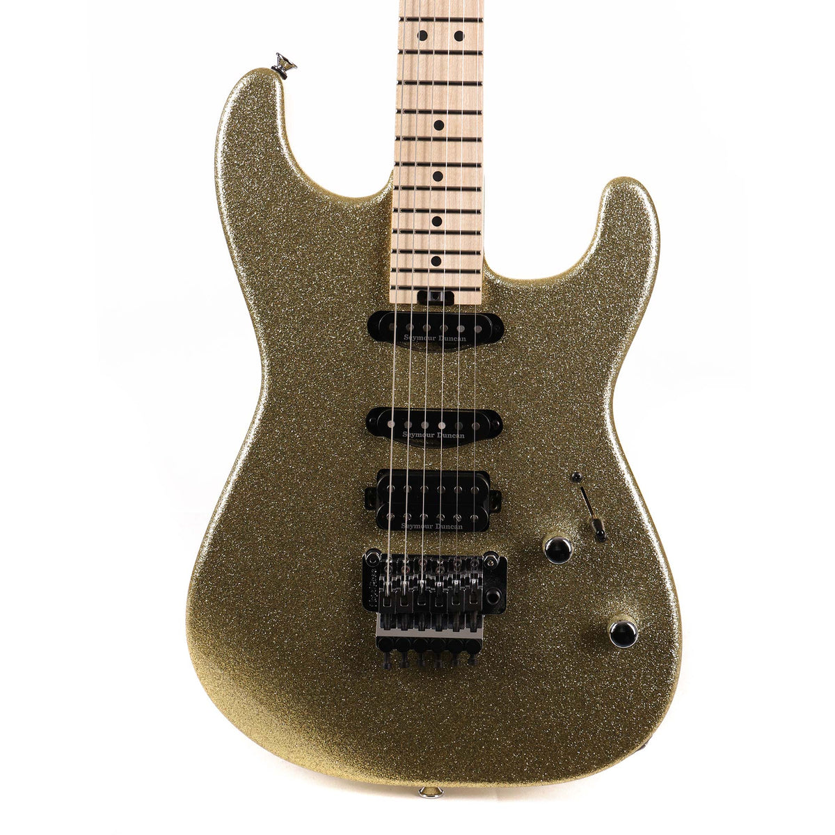 Charvel Custom Shop San Dimas HSS Gold Sparkle 2024 — 1