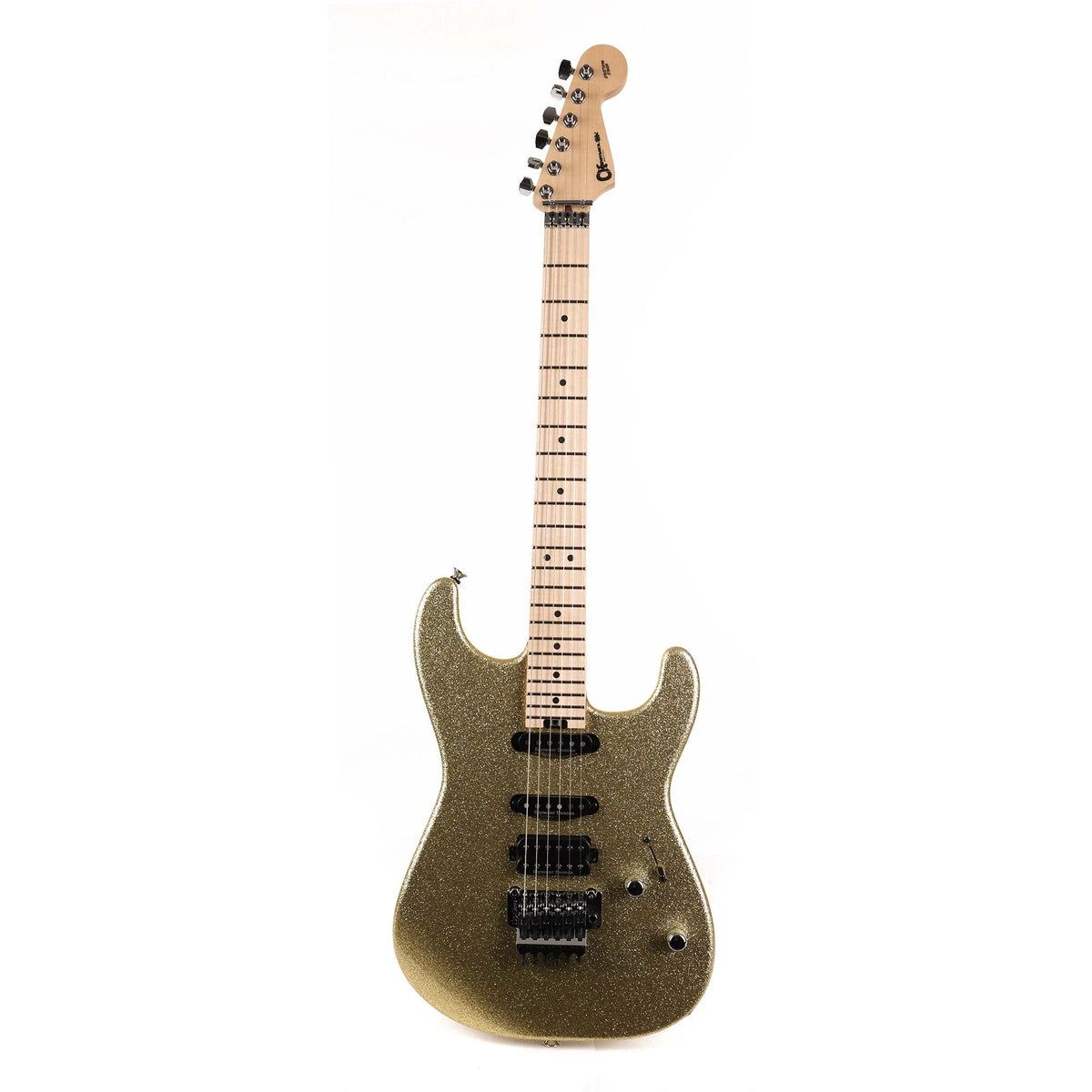 Charvel Custom Shop San Dimas HSS Gold Sparkle 2024 — 2