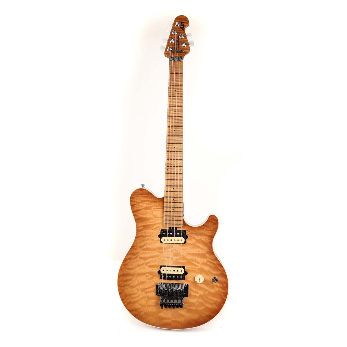 Ernie Ball Music Man Axis Honey Pot Quilt Satin — 2