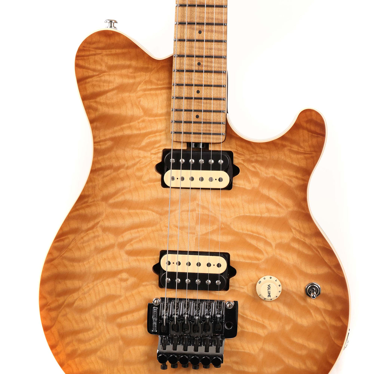 Ernie Ball Music Man Axis Honey Pot Quilt Satin — 4