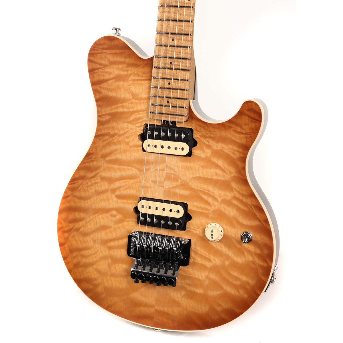 Ernie Ball Music Man Axis Honey Pot Quilt Satin — 5