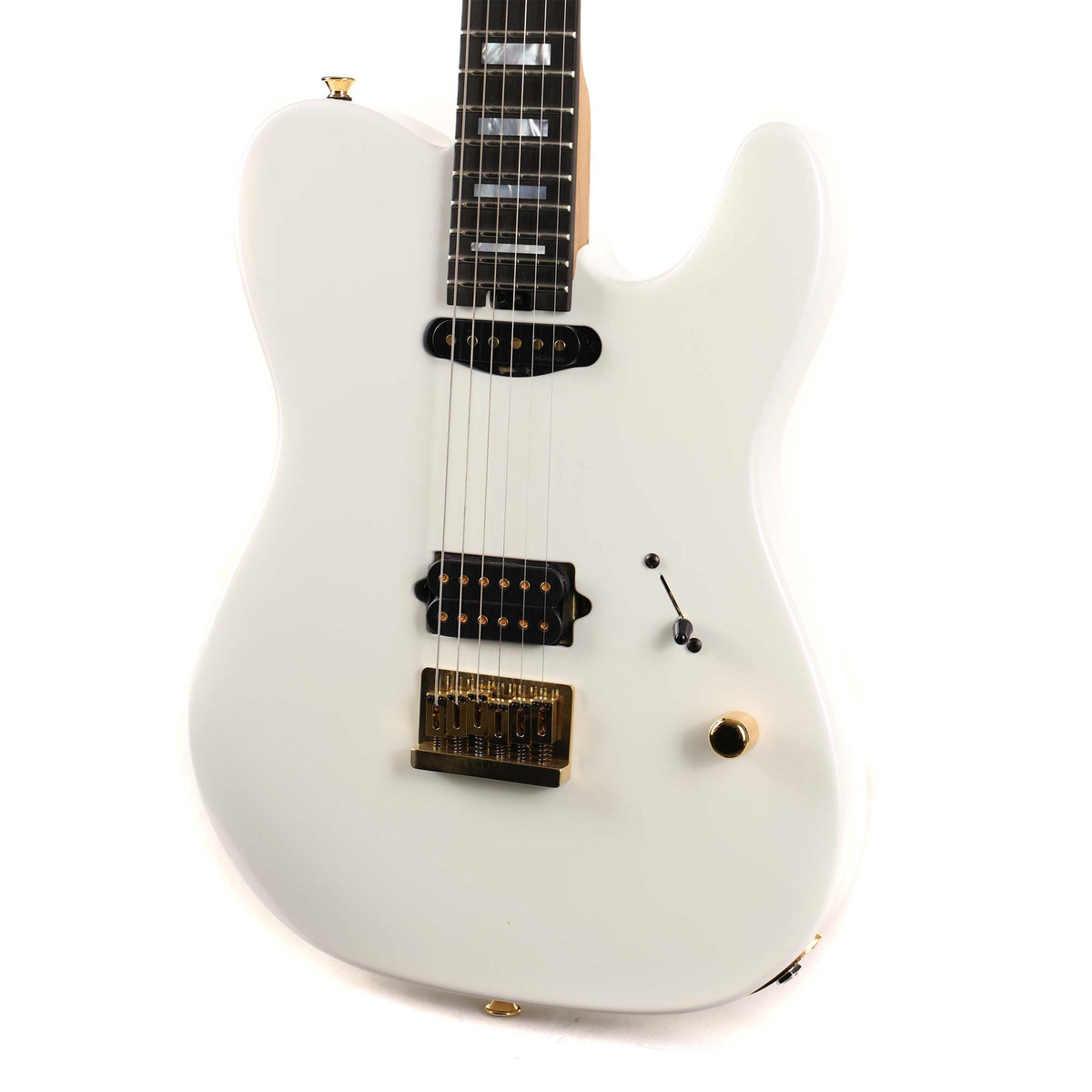 Charvel Custom Shop Style 2 HS Snow White Lavender Pearl — 5