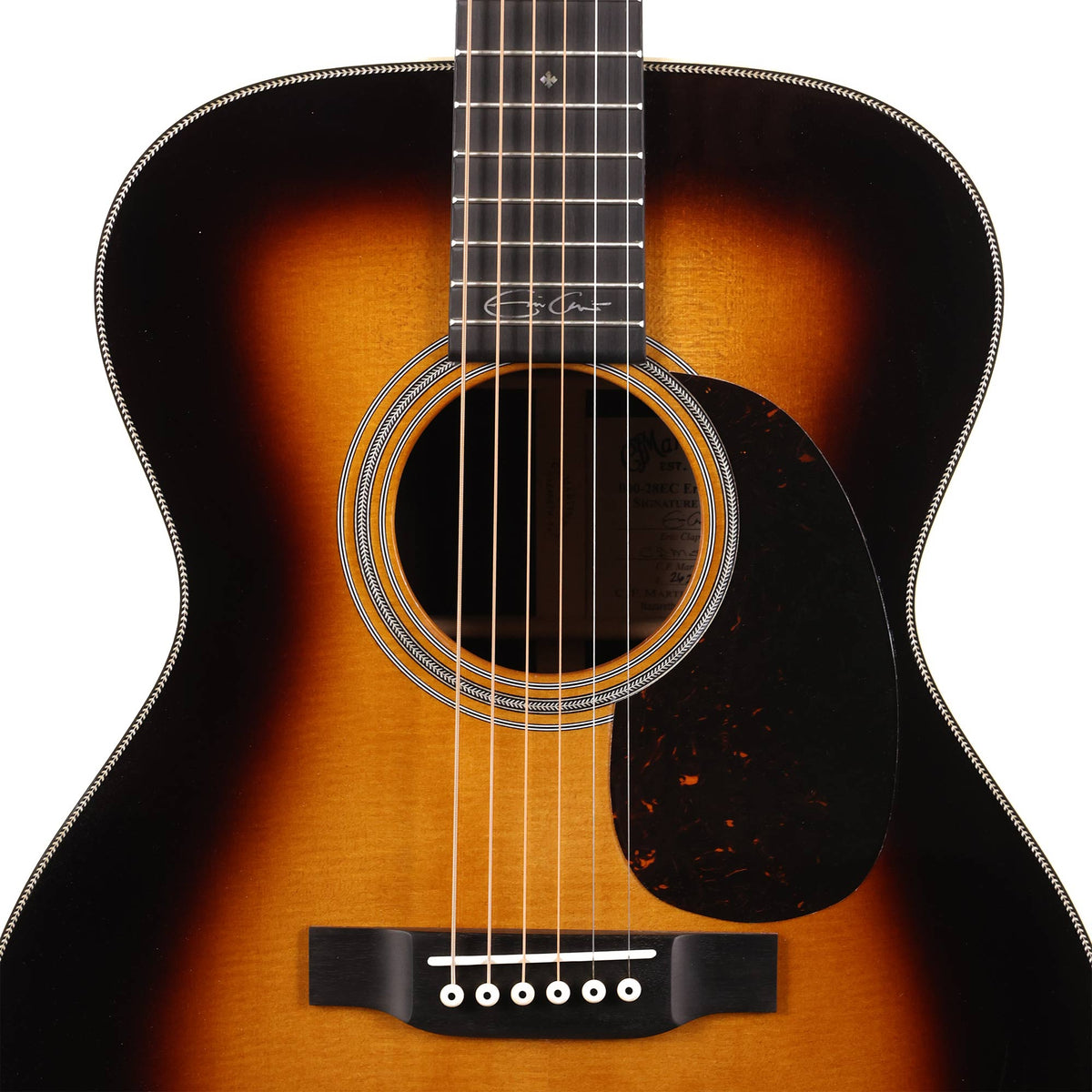 Martin 000-28EC Eric Clapton Acoustic Sunburst — 4