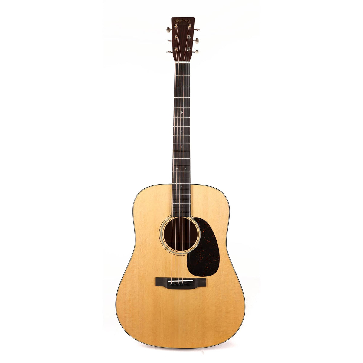 Martin D-18 Satin Acoustic Guitar Natural — 2