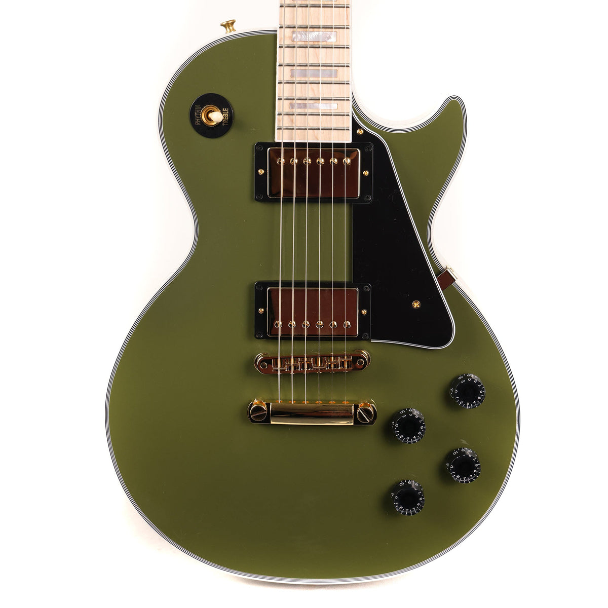 Gibson Custom Shop Les Paul Custom Made 2 Measure Olive Drab Maple