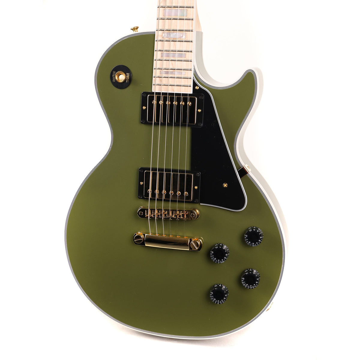 Gibson Custom Shop Les Paul Custom Made 2 Measure Olive Drab Maple
