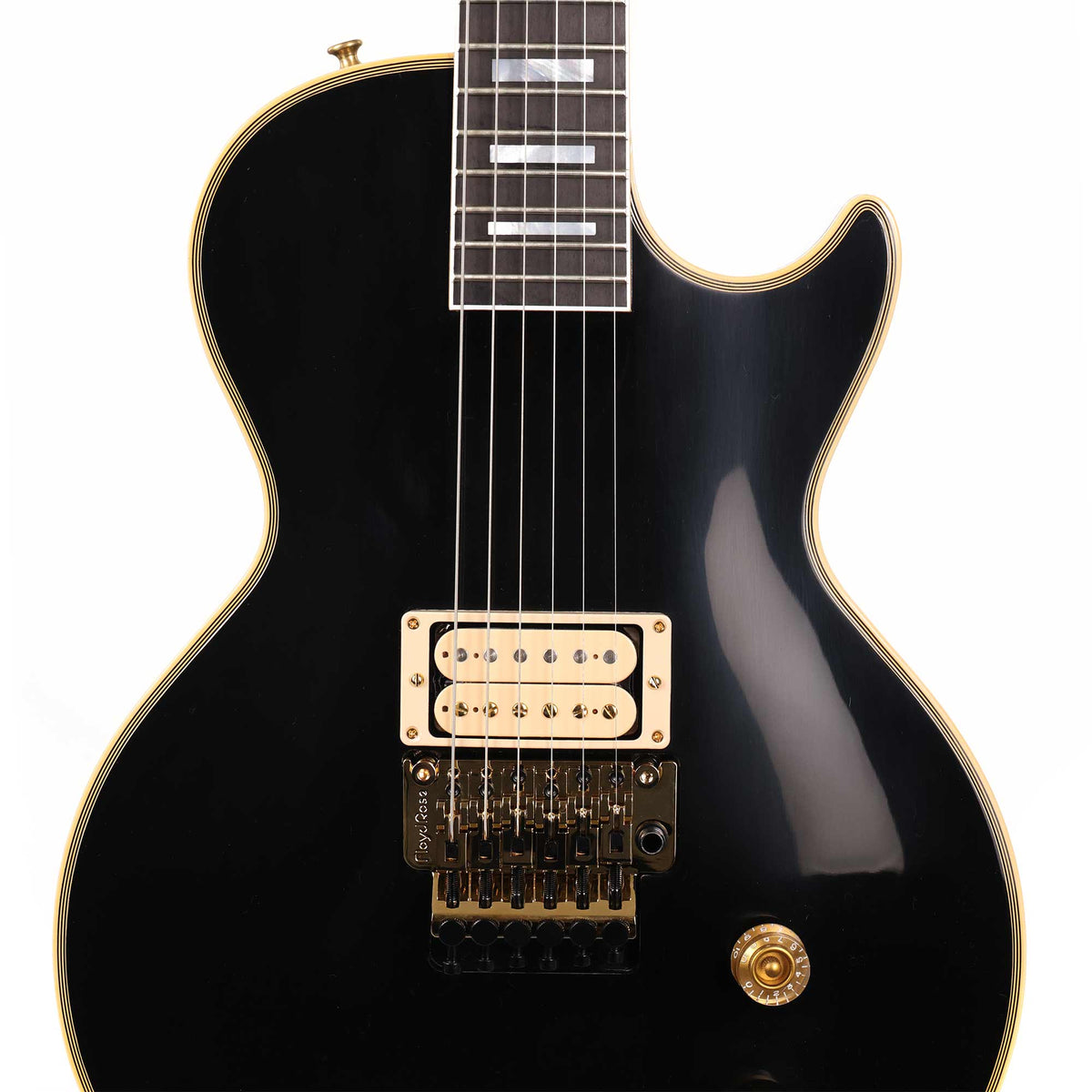 Gibson Custom Shop Les Paul Axcess Custom Made 2 Measure One Pickup VOS Ebony — 4