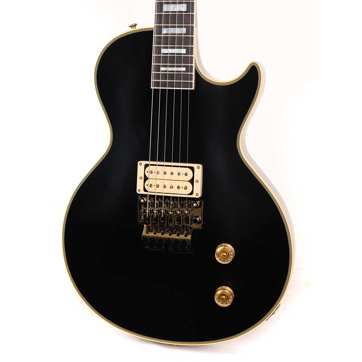 Gibson Custom Shop Les Paul Axcess Custom Made 2 Measure One Pickup VOS Ebony — 5