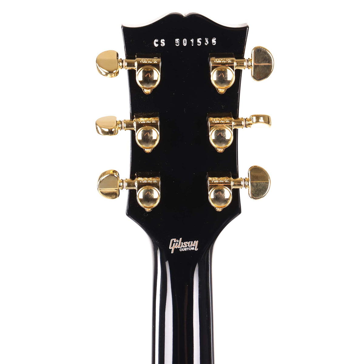 Gibson Custom Shop Les Paul Custom Made 2 Measure Ebony Gloss Maple Fretboard — 9