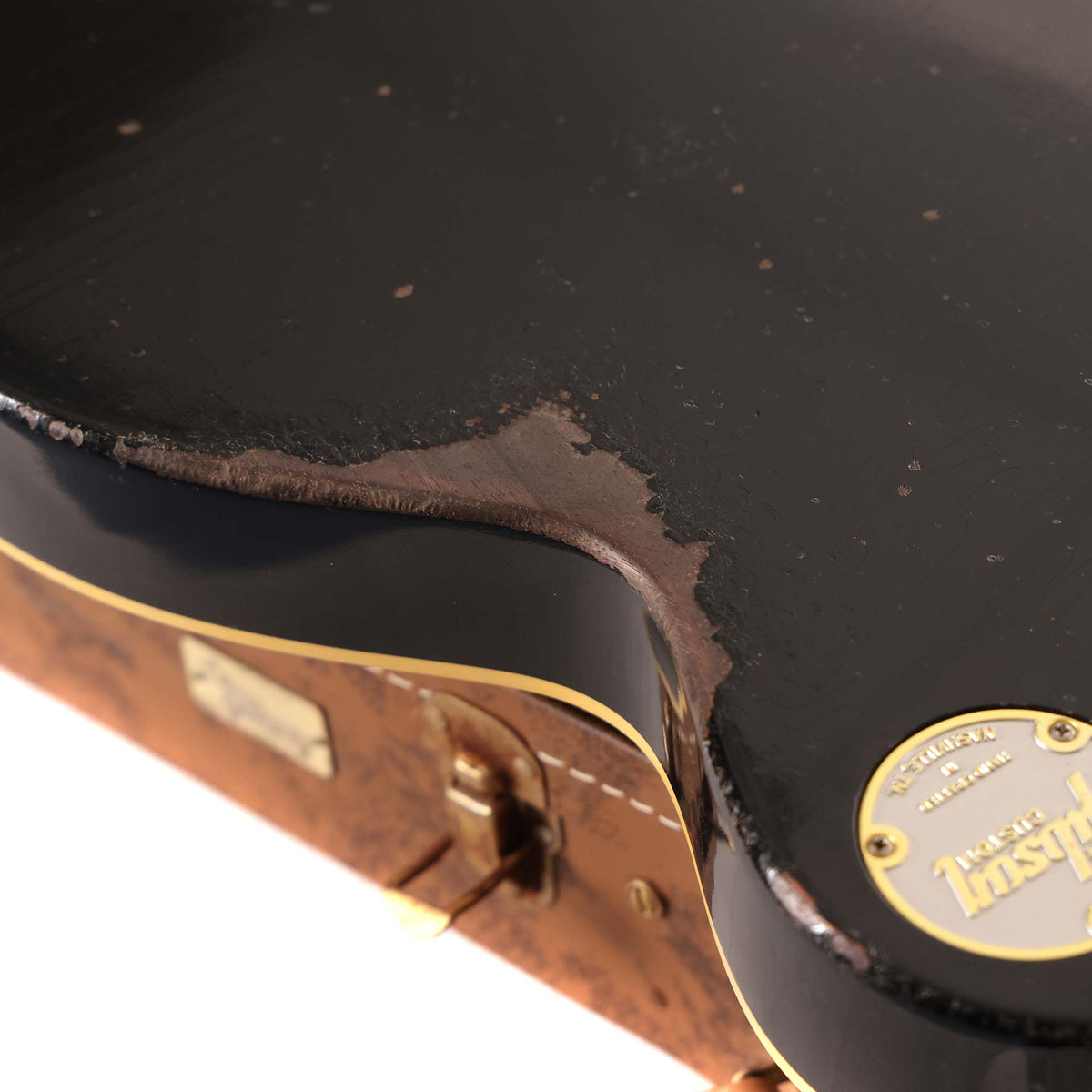 Gibson Custom Shop 1958 Les Paul Made 2 Measure Murphy Lab Heavy Aged Ebony — 15