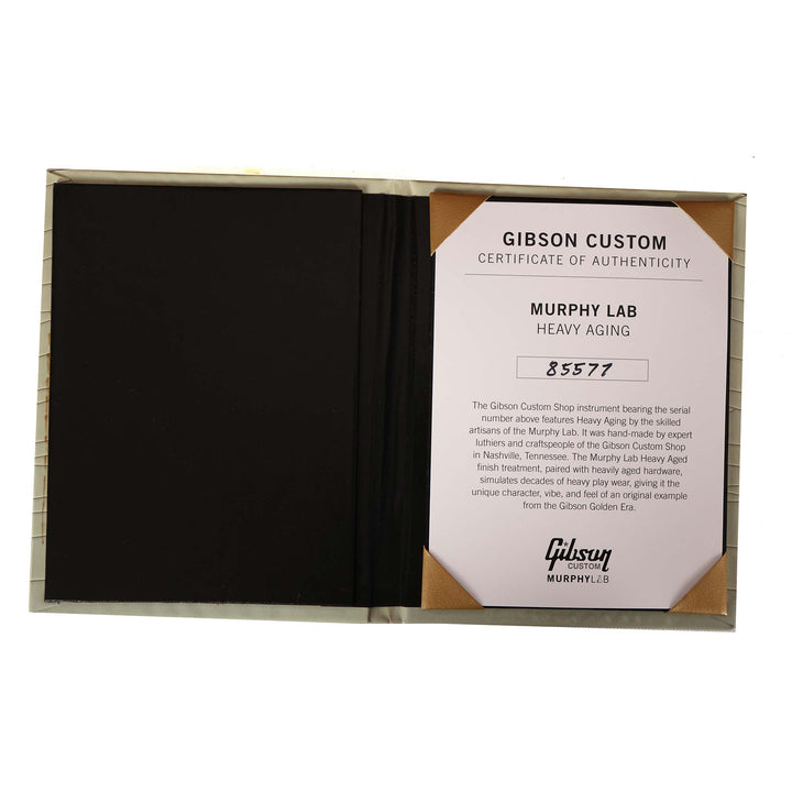 Gibson Custom Shop 1958 Les Paul Made 2 Measure Murphy Lab Heavy Aged Ebony