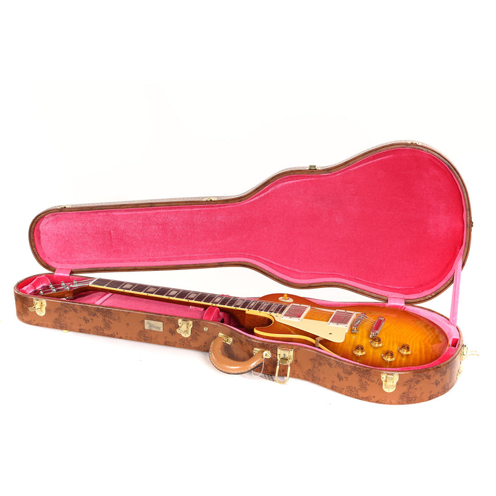 Gibson Custom Shop 1959 Les Paul Reissue Left-Handed Made 2 Measure Golden Poppy Burst VOS