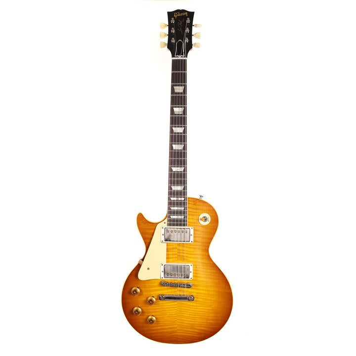 Gibson Custom Shop 1959 Les Paul Reissue Left-Handed Made 2 Measure Golden Poppy Burst VOS
