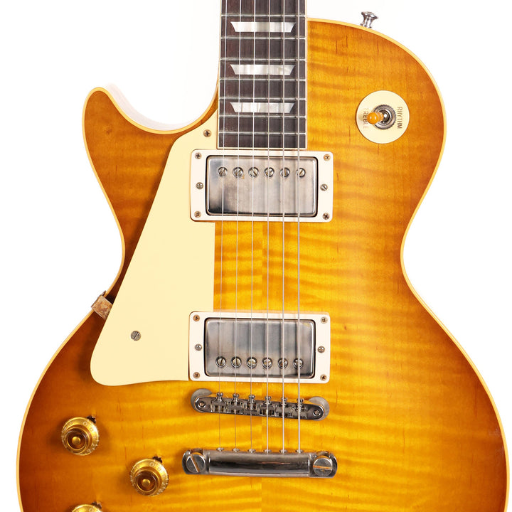Gibson Custom Shop 1959 Les Paul Reissue Left-Handed Made 2 Measure Golden Poppy Burst VOS