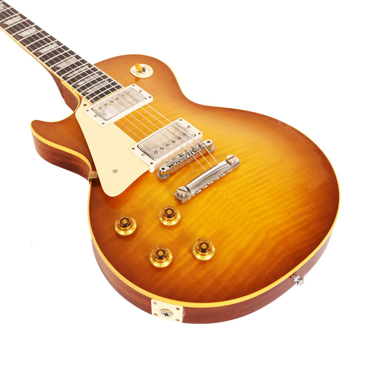 Gibson Custom Shop 1959 Les Paul Reissue Left-Handed Made 2 Measure Golden Poppy Burst VOS