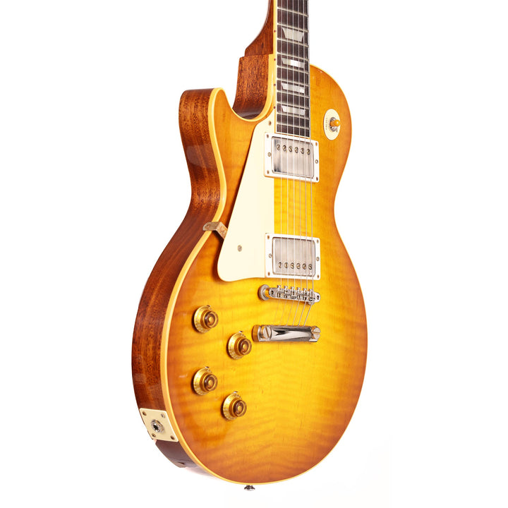 Gibson Custom Shop 1959 Les Paul Reissue Left-Handed Made 2 Measure Golden Poppy Burst VOS