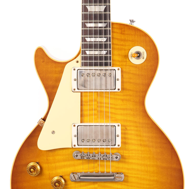 Gibson Custom Shop 1959 Les Paul Reissue Left-Handed Made 2 Measure Golden Poppy Burst VOS