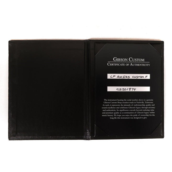 Gibson Custom Shop Les Paul Custom Axcess Made 2 Measure Iguana Burst