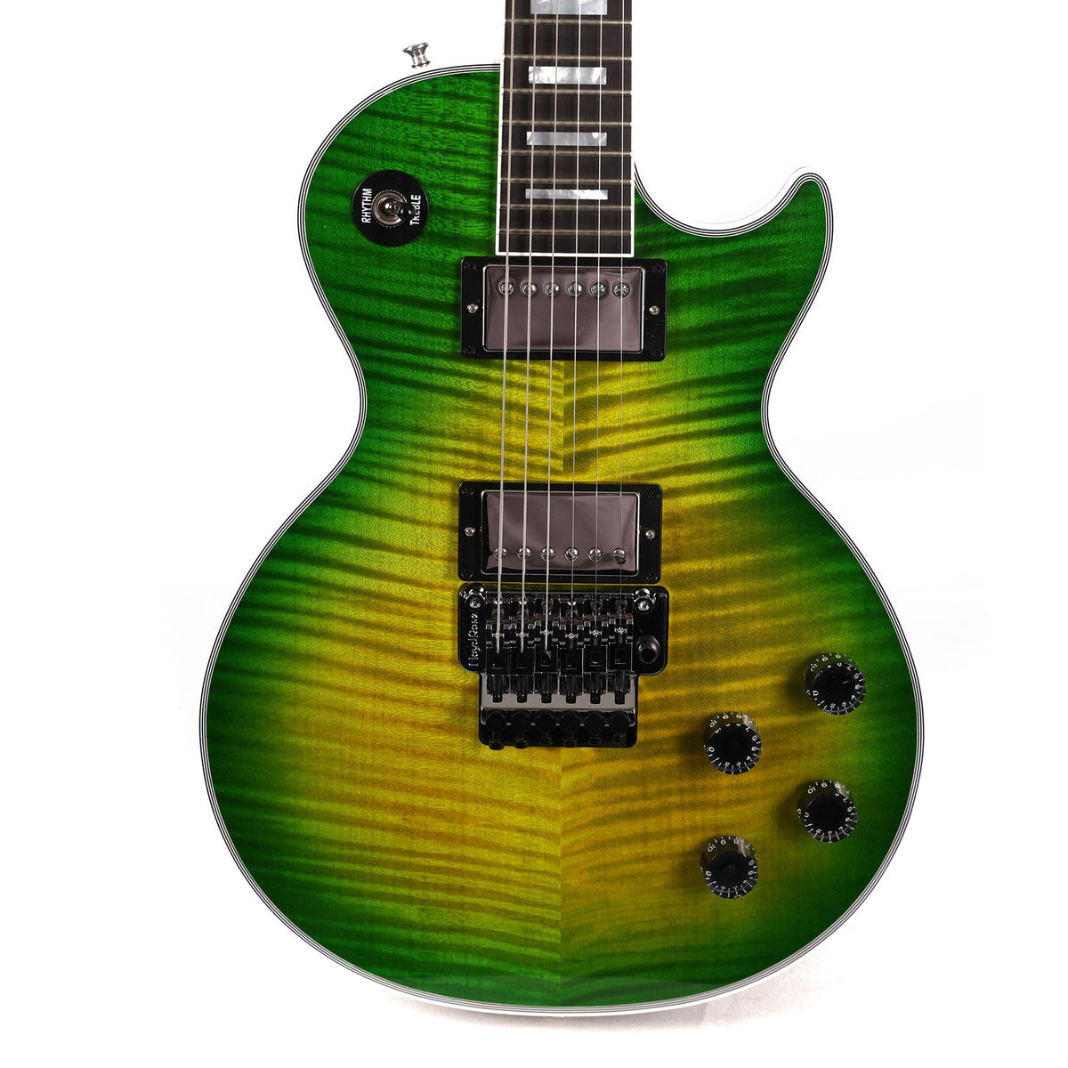Gibson Custom Shop Les Paul Custom Axcess Made 2 Measure Iguana Burst — 1