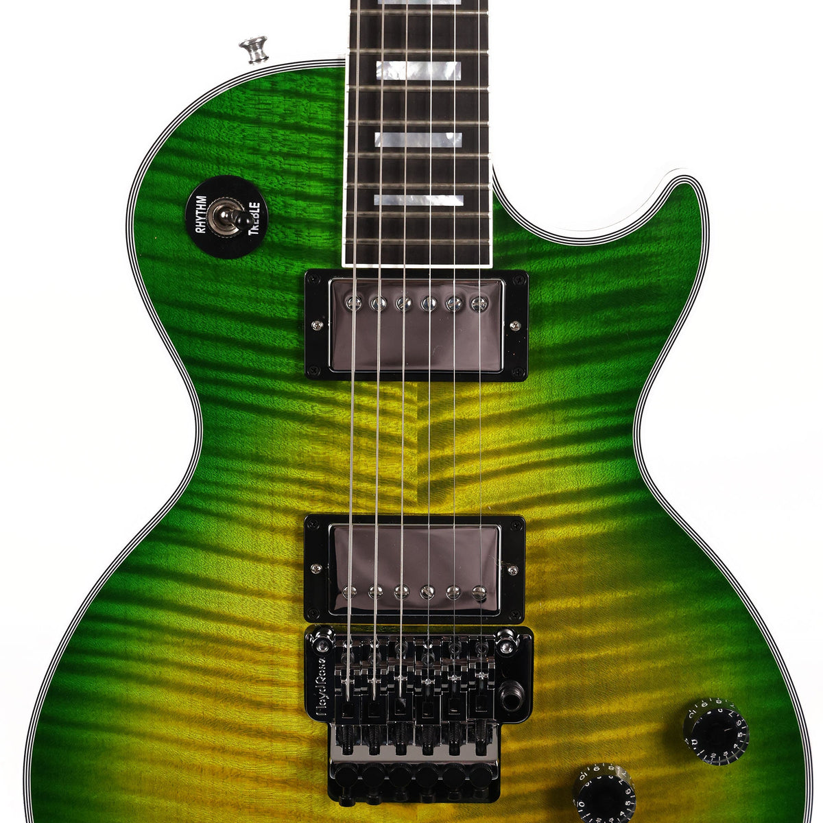 Gibson Custom Shop Les Paul Custom Axcess Made 2 Measure Iguana Burst — 4