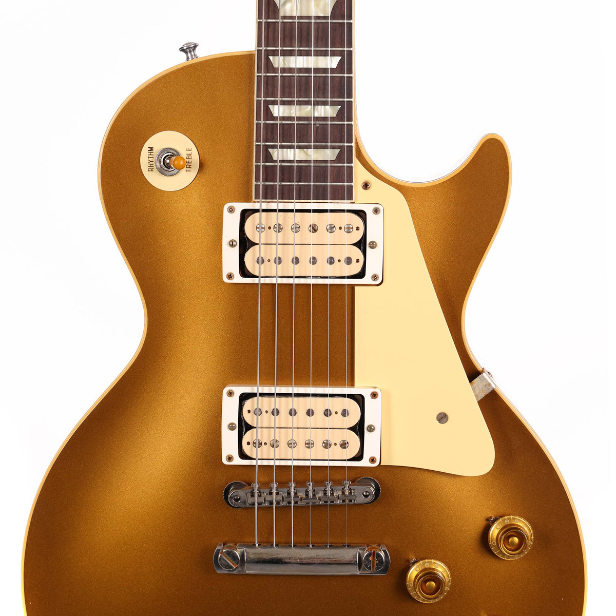 Gibson Custom Shop 1957 Les Paul Goldtop Made 2 Measure Double Classic White Pickups — 4