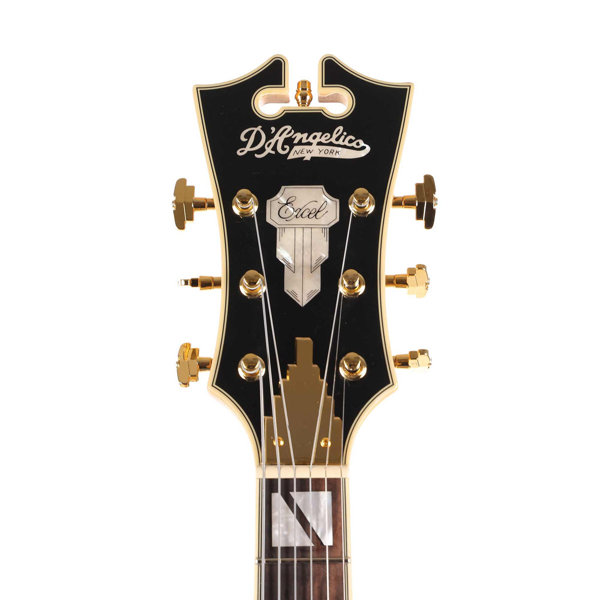 D'Angelico Excel EXL-1 Hollowbody Archtop Guitar Natural — 6