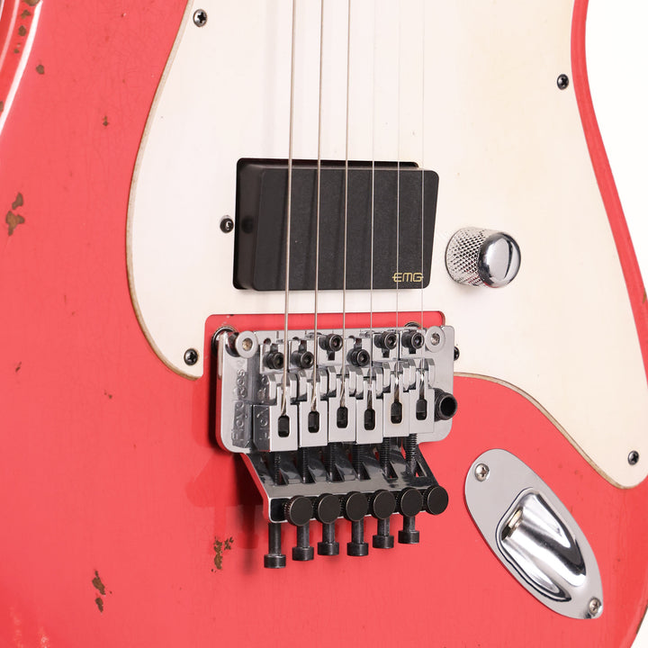 Charvel Custom Shop So-Cal Nitro Faded Fiesta Red