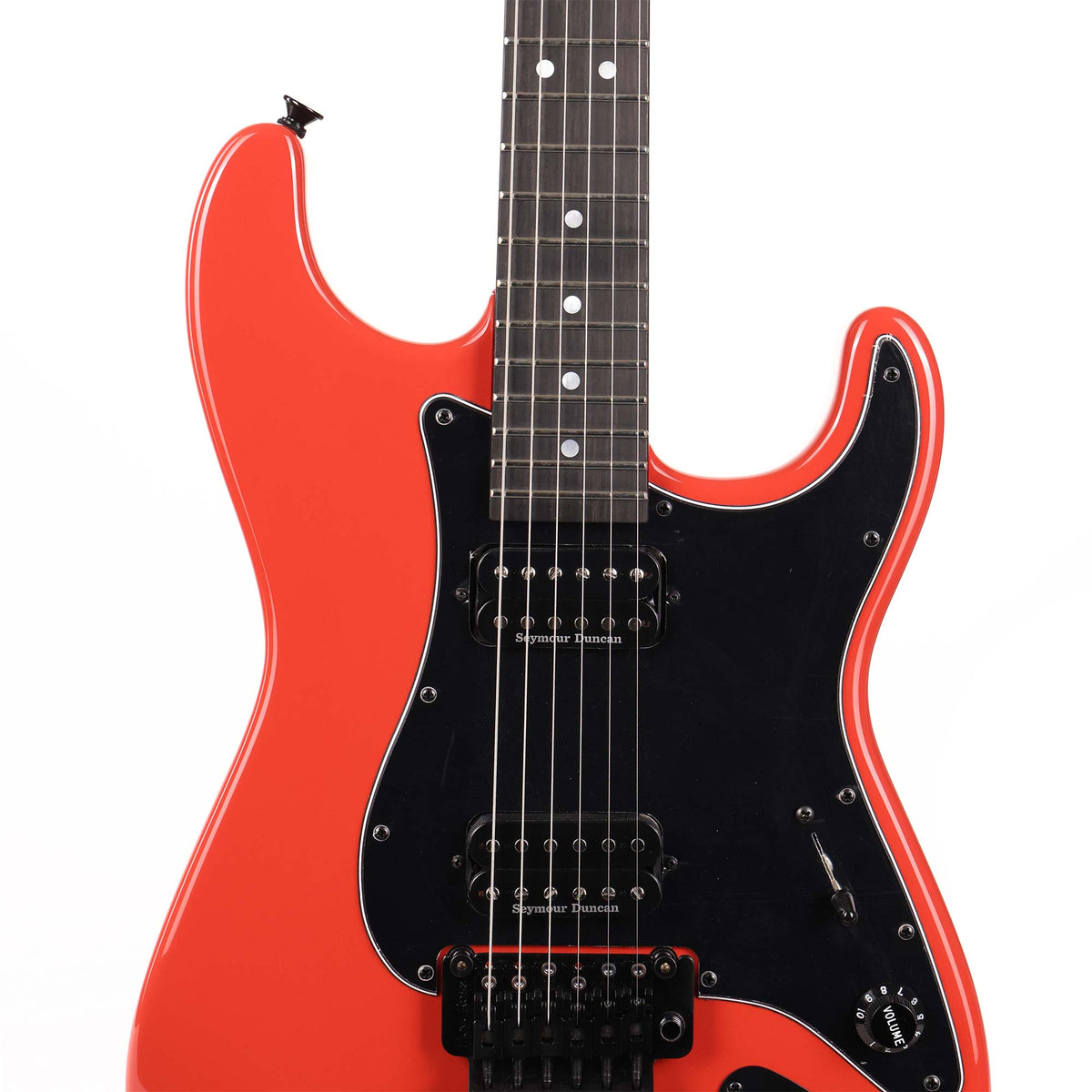 Charvel Custom Shop So-Cal Fiesta Red with Painted Neck — 4