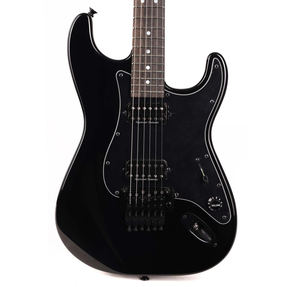 Charvel Custom Shop So-Cal Black with Painted Neck — 1