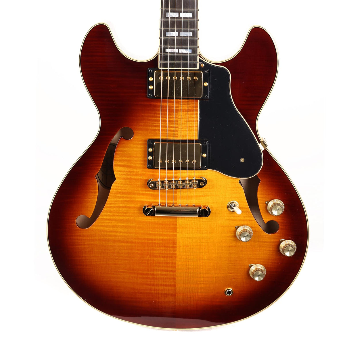Yamaha SA2200 Semi-Hollow Violin Sunburst — 1