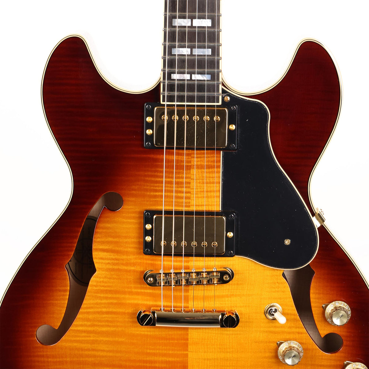 Yamaha SA2200 Semi-Hollow Violin Sunburst — 4