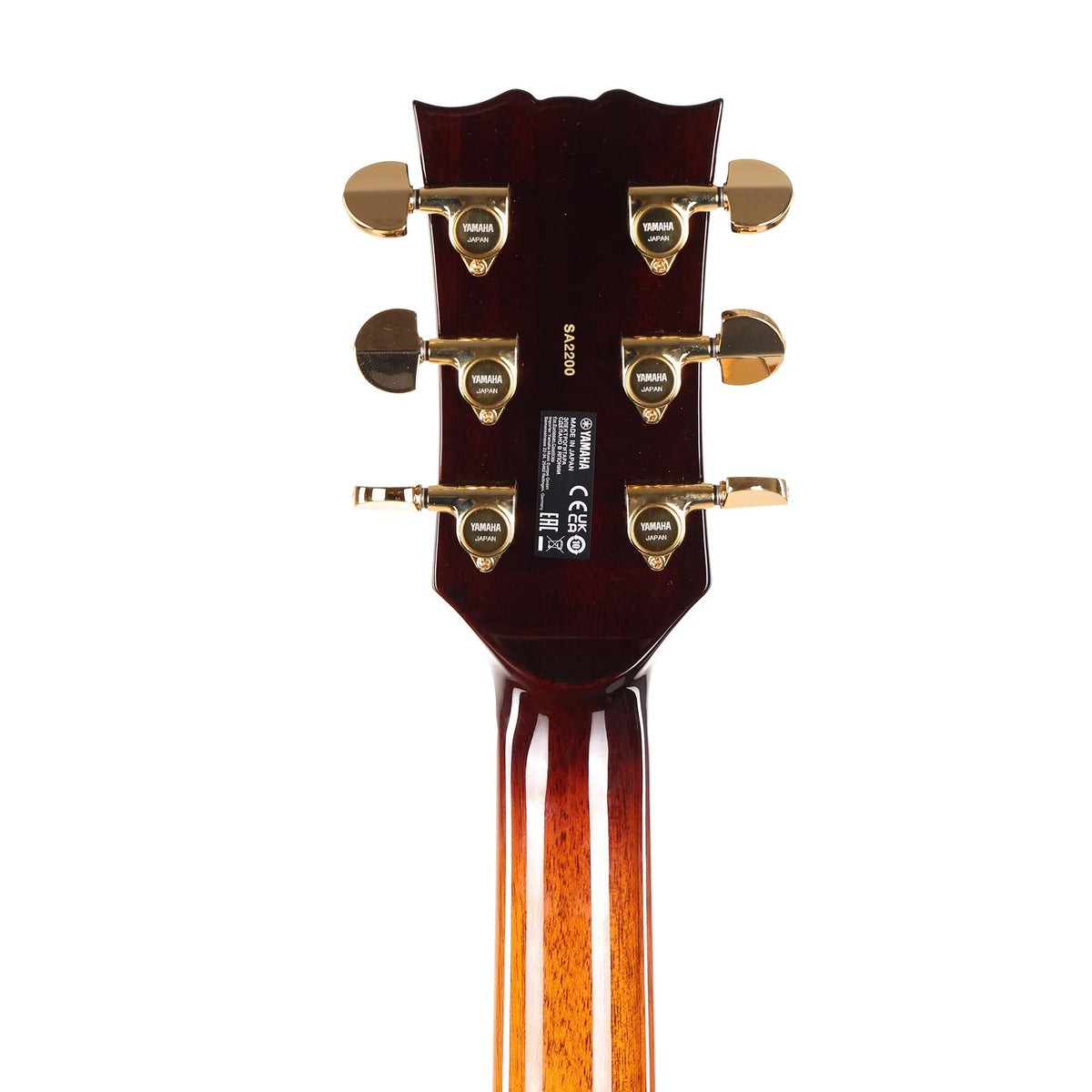 Yamaha SA2200 Semi-Hollow Violin Sunburst — 8