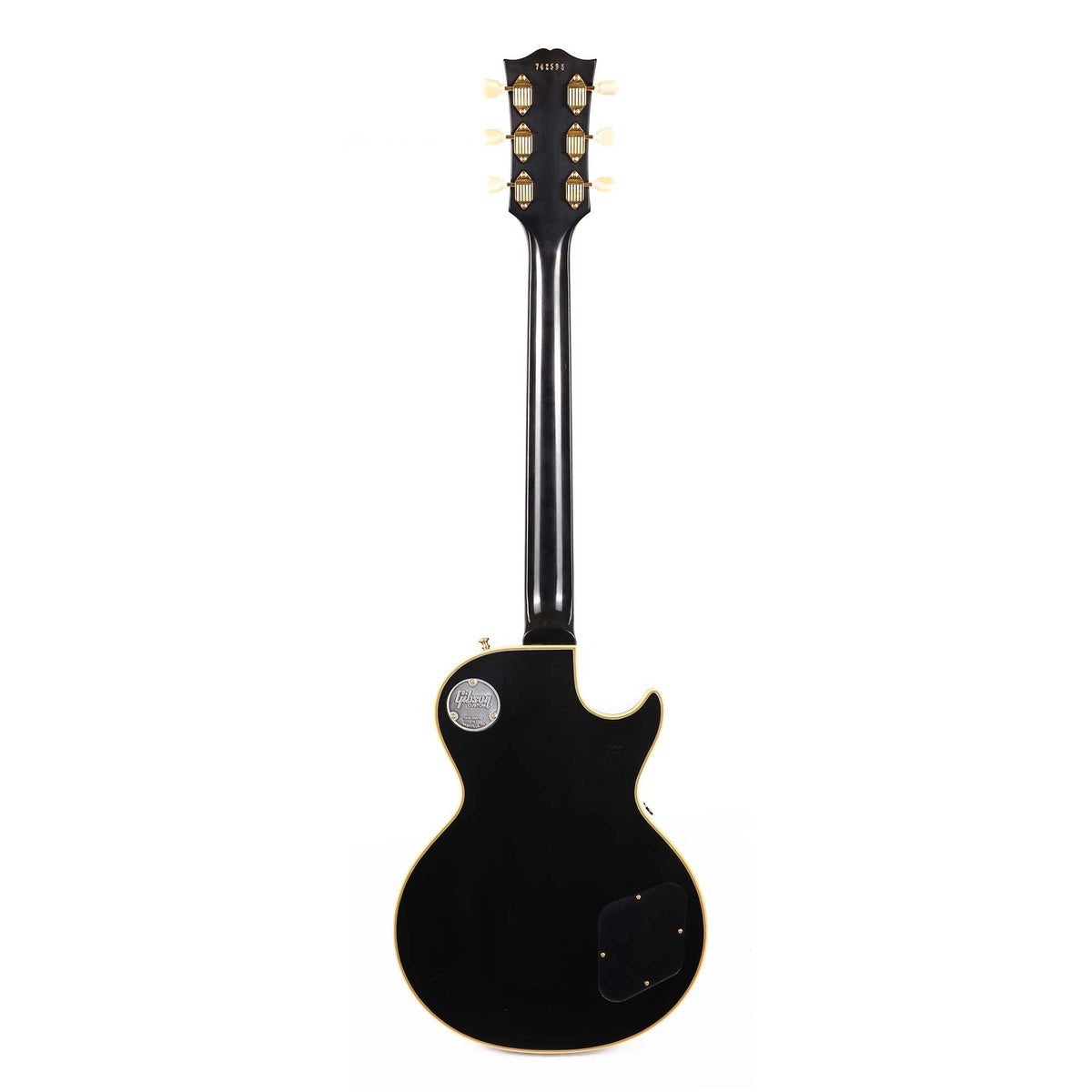 Gibson Custom Shop 1957 Les Paul Custom Reissue 3-Pickup Left-Handed Ebony VOS — 3