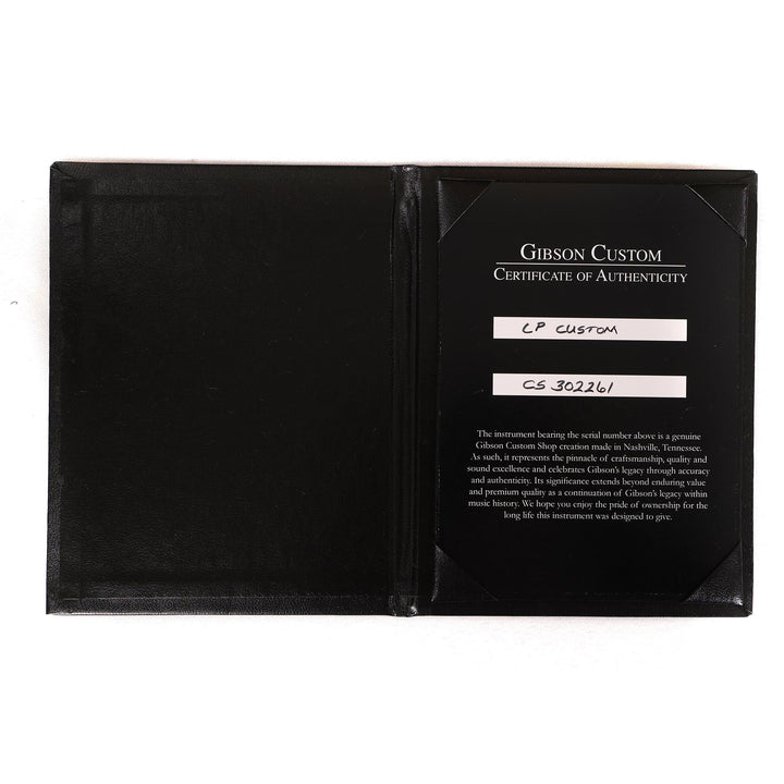 Gibson Custom Shop Les Paul Custom Left-Handed Silverburst