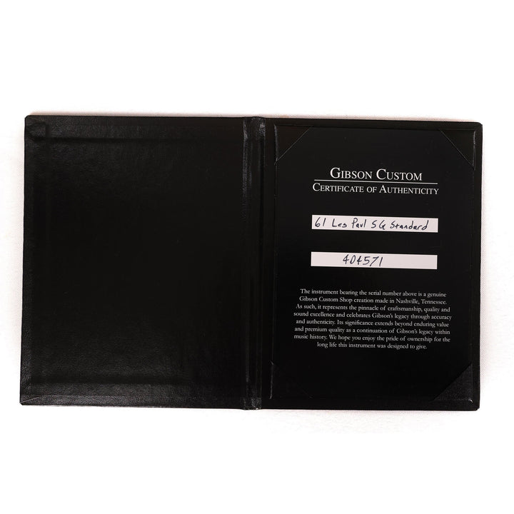 Gibson Custom Shop SG Standard '61 Left-Handed Guitar Vintage Cherry