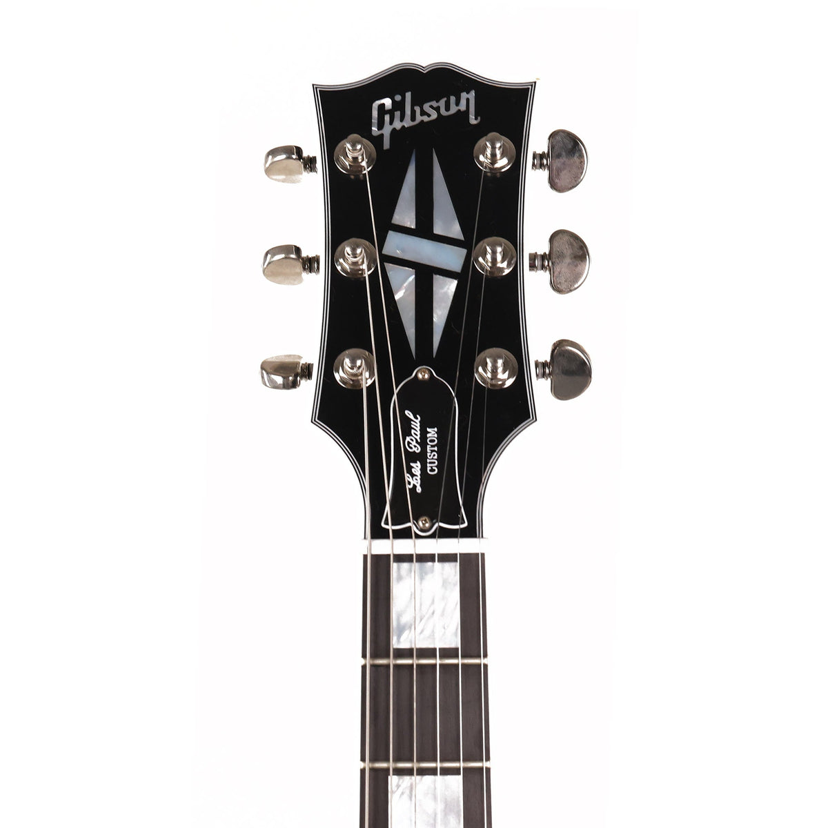 Gibson Custom Shop Les Paul Custom Triple Pickup Made 2 Measure Ebony VOS — 6