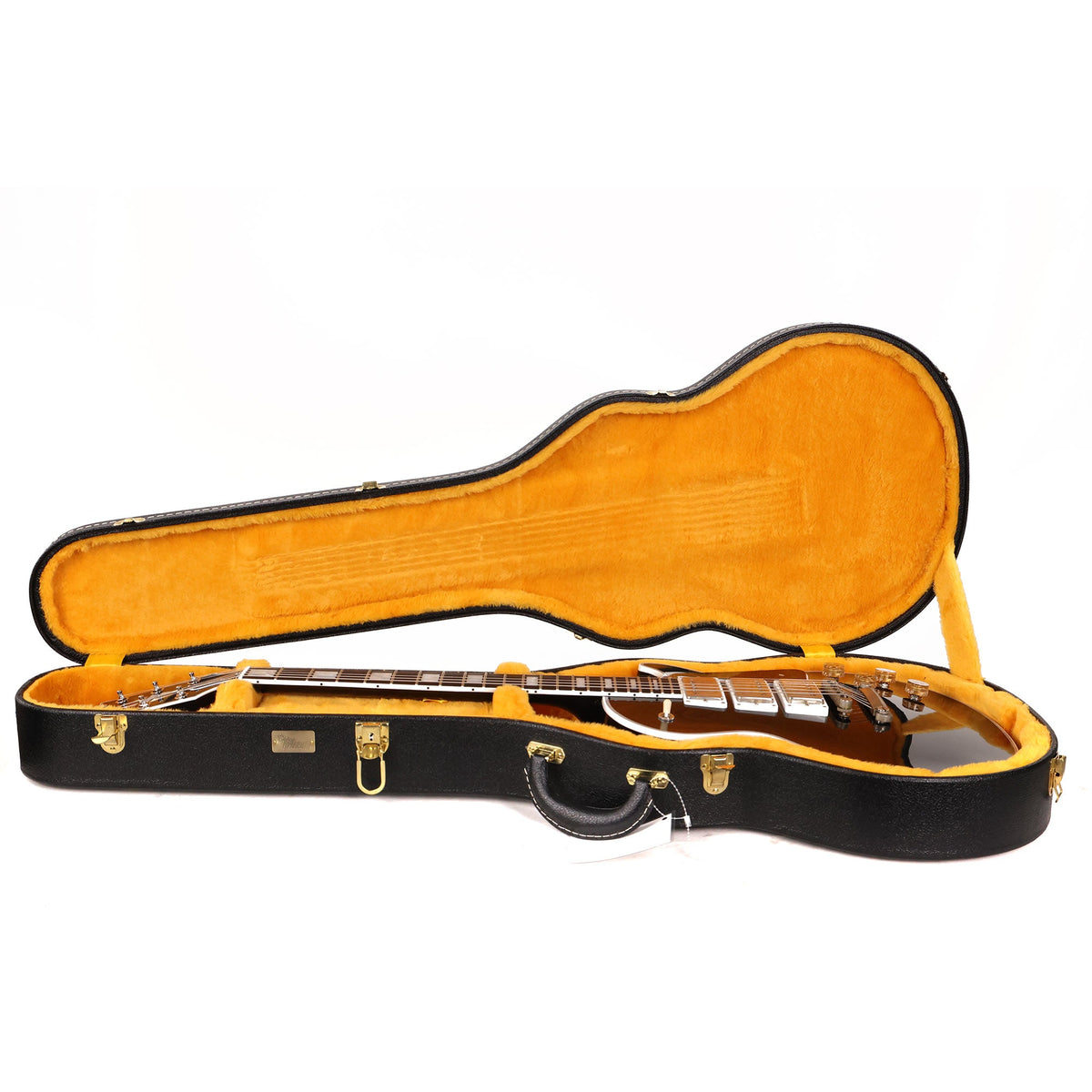 Gibson Custom Shop Les Paul Custom Triple Pickup Made 2 Measure Ebony VOS — 9