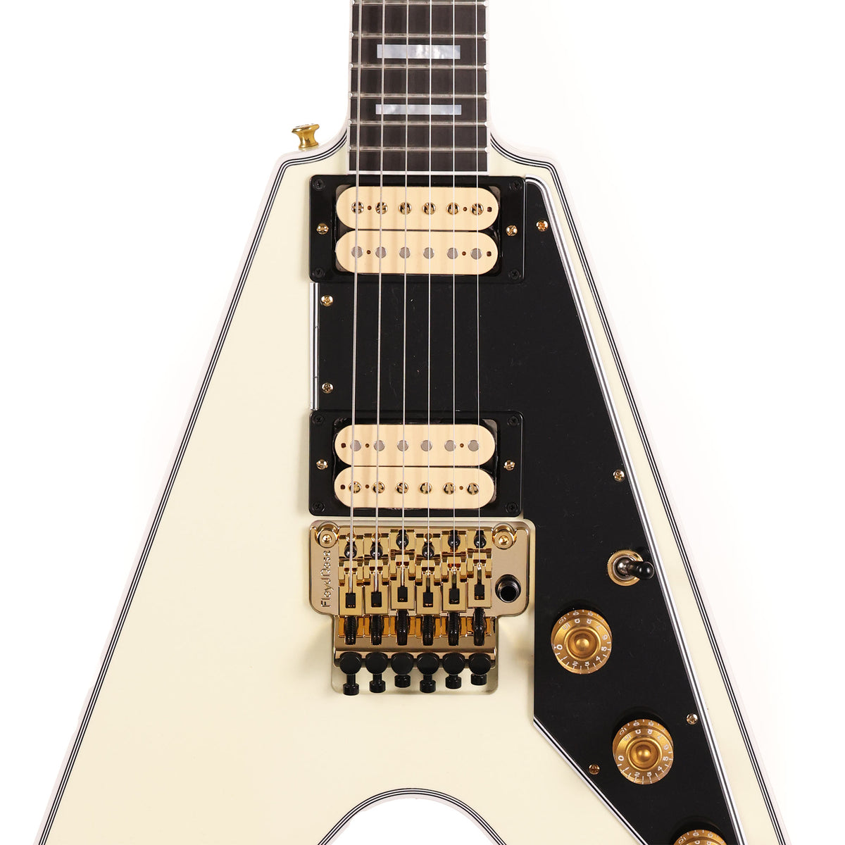Gibson Custom Shop Flying V Custom Made 2 Measure Heavy Antique White — 4