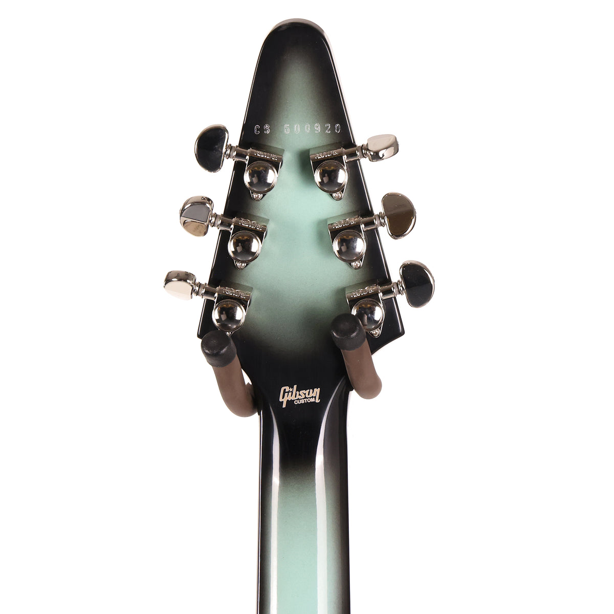 Gibson Custom Shop Flying V Custom Made 2 Measure VOS Kerry Green Burst — 10